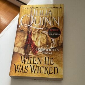 Julia Quinn 'When He Was Wicked' Novel - Gold Cover